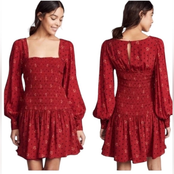 Free People Smocked Dress - Picture 3 of 3